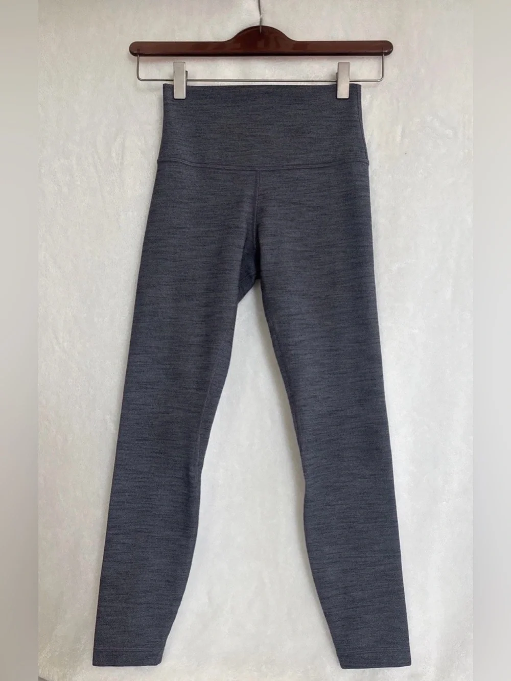 Lululemon Align High Rise Heathered Dark/SlateGray Yoga Legging Herringbone Sz 4